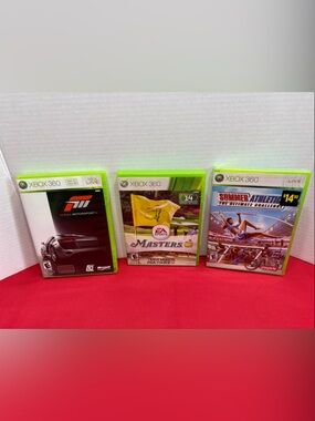 XBox 360 Games - Forza Motorsport / EA Sports Masters / Summer Athletics